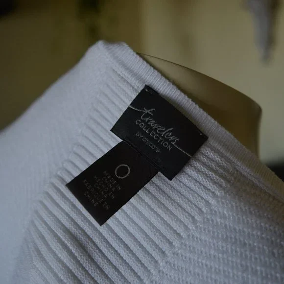 Chico's Travelers Cardigan Ribbed Fringe Cover up Jacket Quick Dry Wrinkle Free - Picture 10 of 10